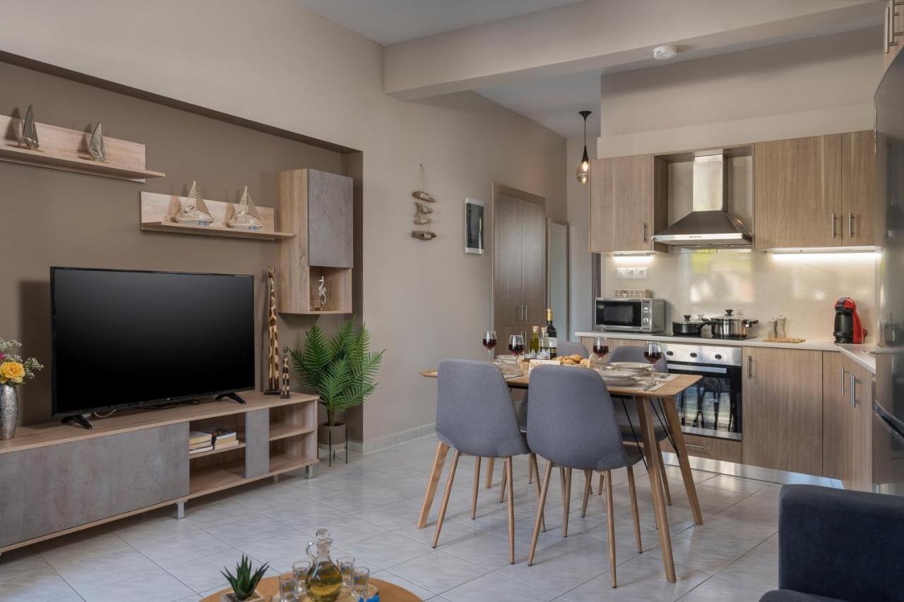 Floral Beach Apt With Lux Extras & Special Treats Kolymbari Dış mekan fotoğraf