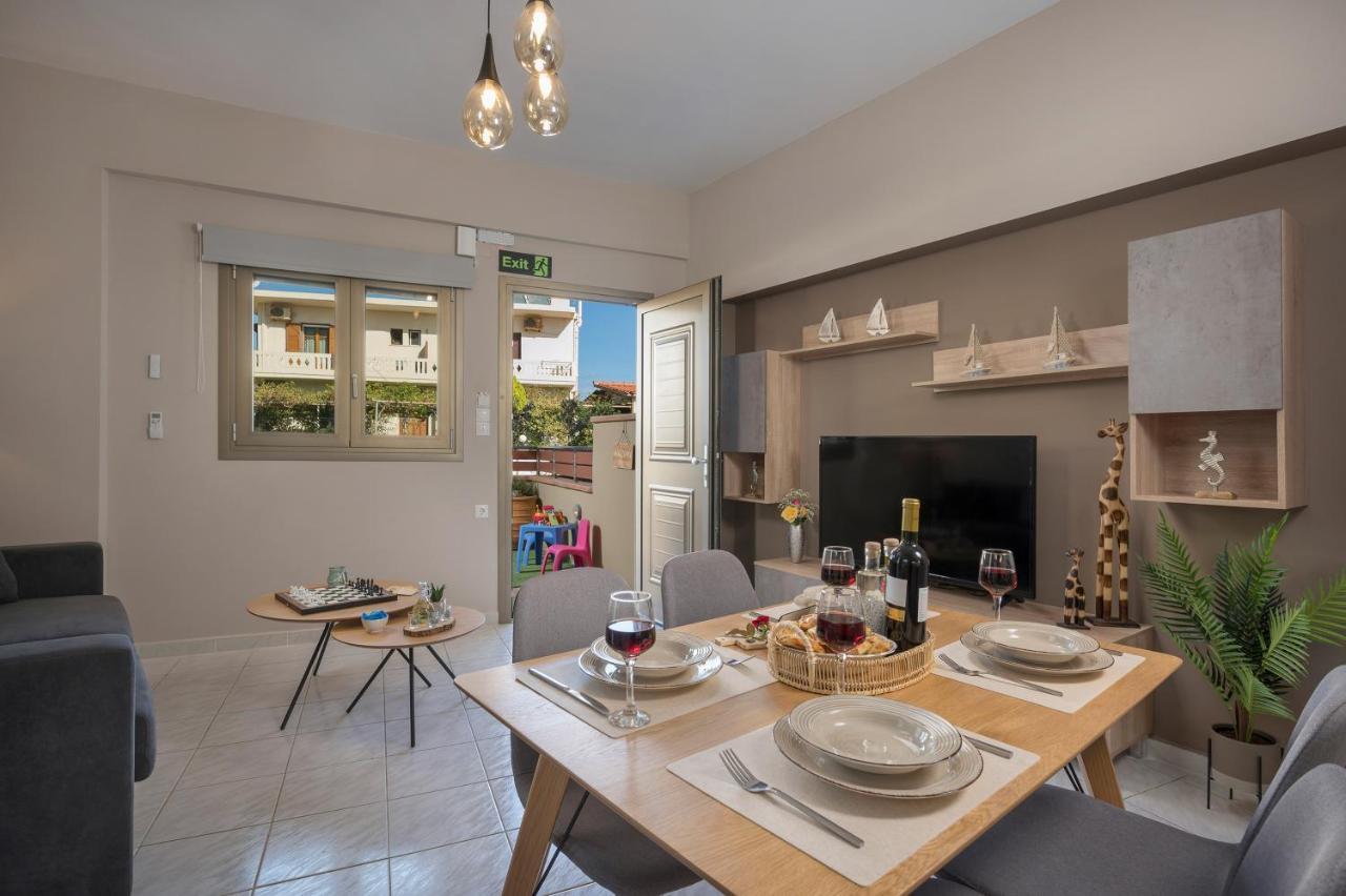 Floral Beach Apt With Lux Extras & Special Treats Kolymbari Dış mekan fotoğraf